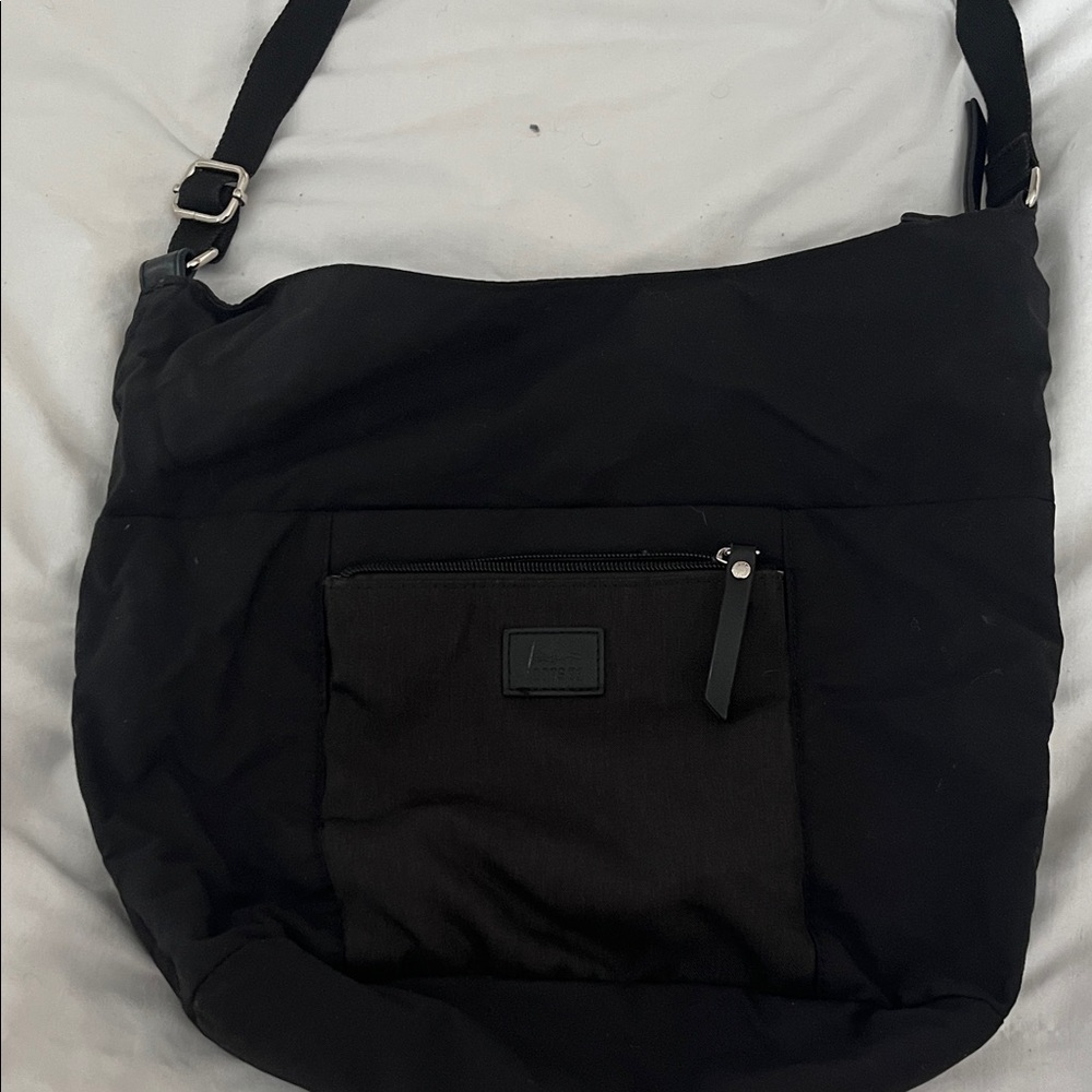 Roots Black Crossbody Bag